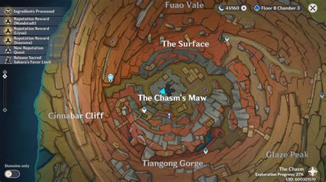 The Chasm: Underground Mines is an area located in The Chasm (Subregion), Liyue. . In the depths an unexpected reunion guide